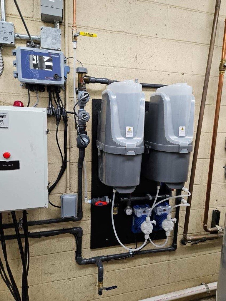 Closed-loop system treatment and field install, Hoffman Water